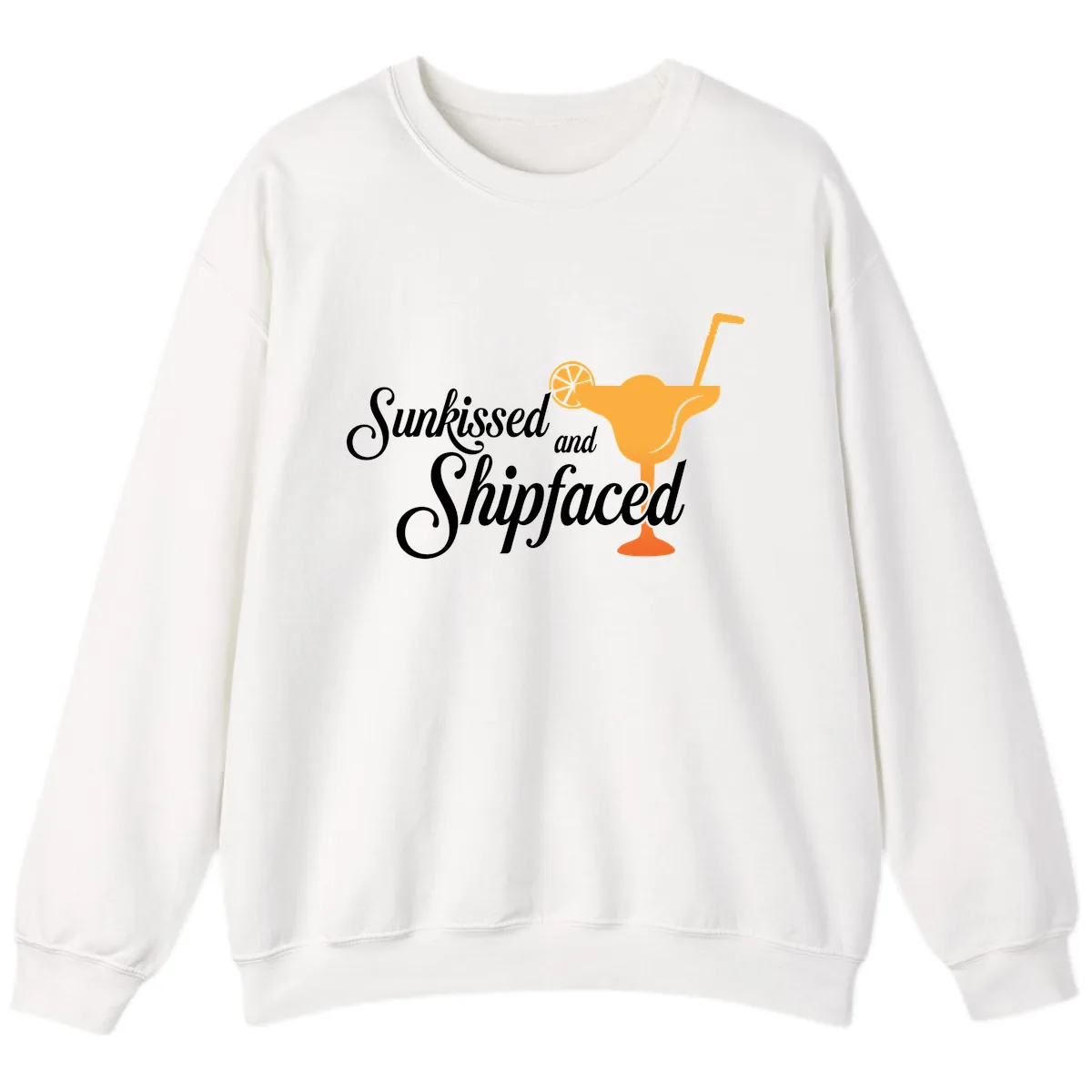 Sunkissed And Shipfaced Sweatshirt in White