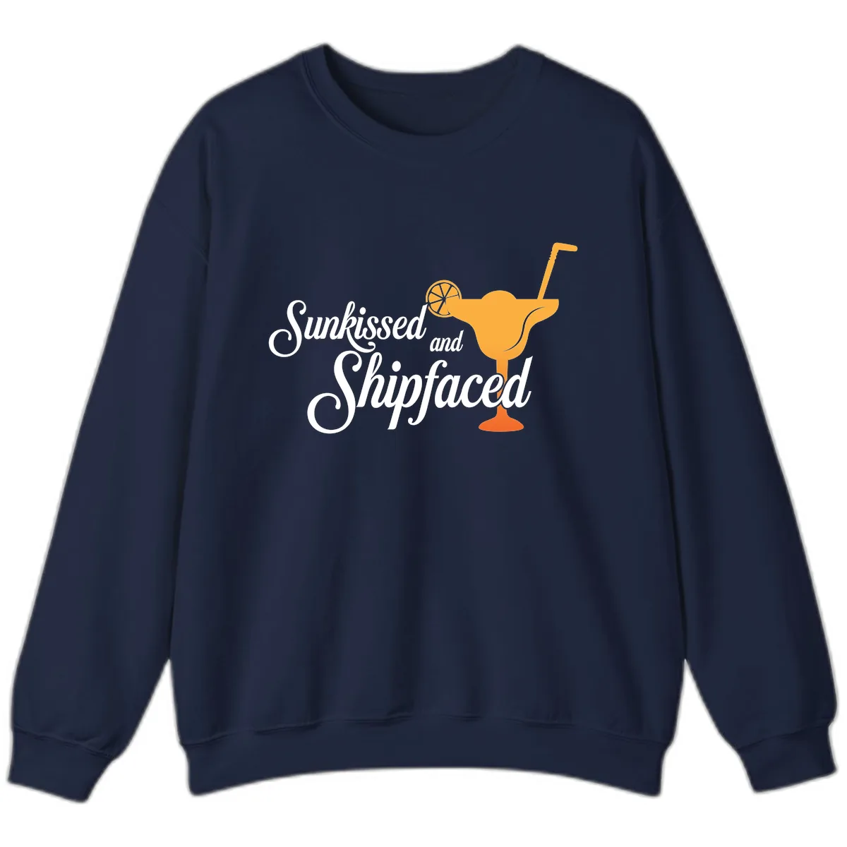 Sunkissed And Shipfaced Sweatshirt in Navy