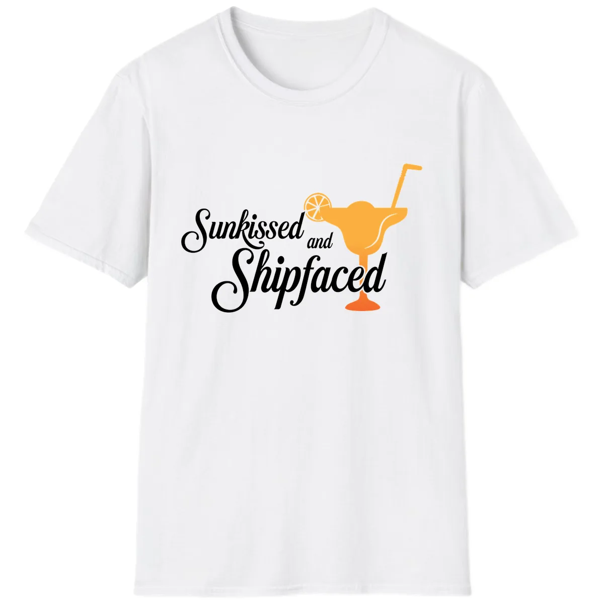 Sunkissed And Shipfaced T-Shirt in White