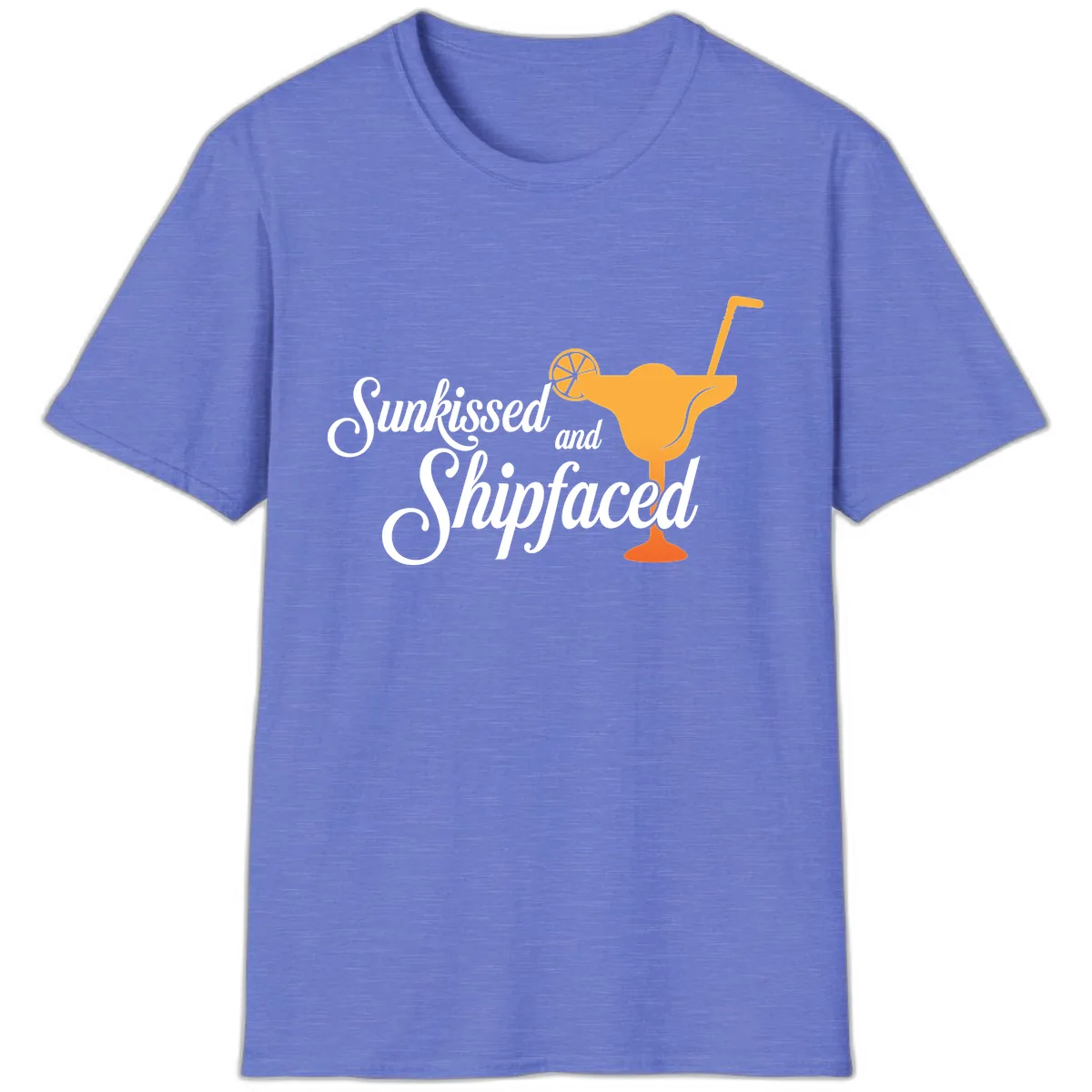 Sunkissed And Shipfaced T-Shirt in Heather Royal