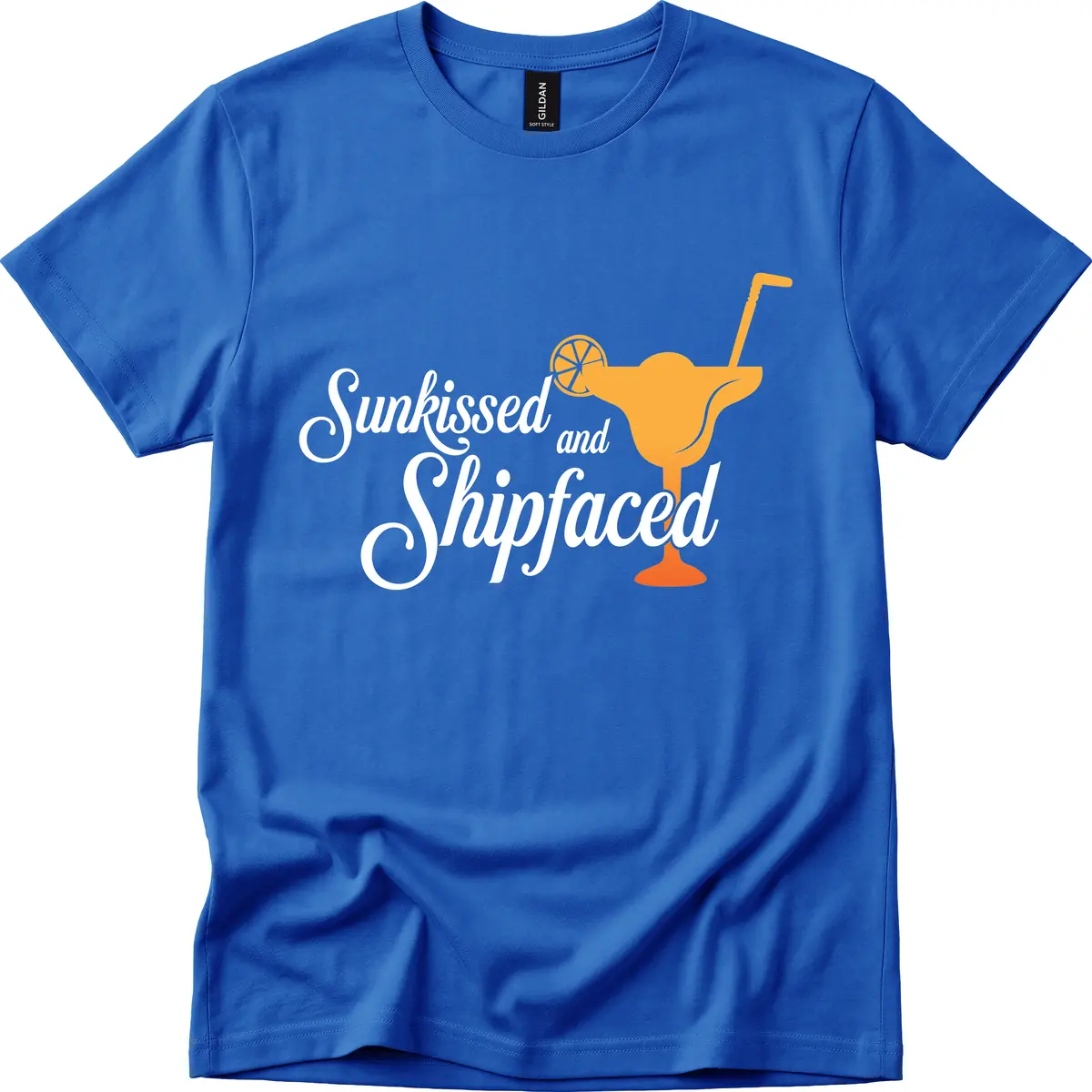 Sunkissed And Shipfaced T-Shirt in Royal
