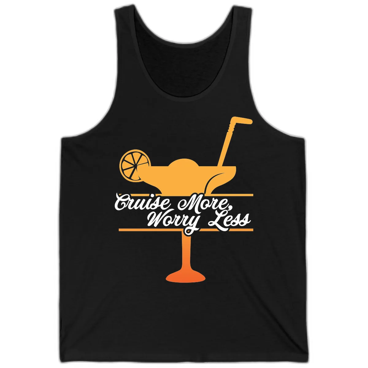 Cruise More, Worry Less Tank in Black
