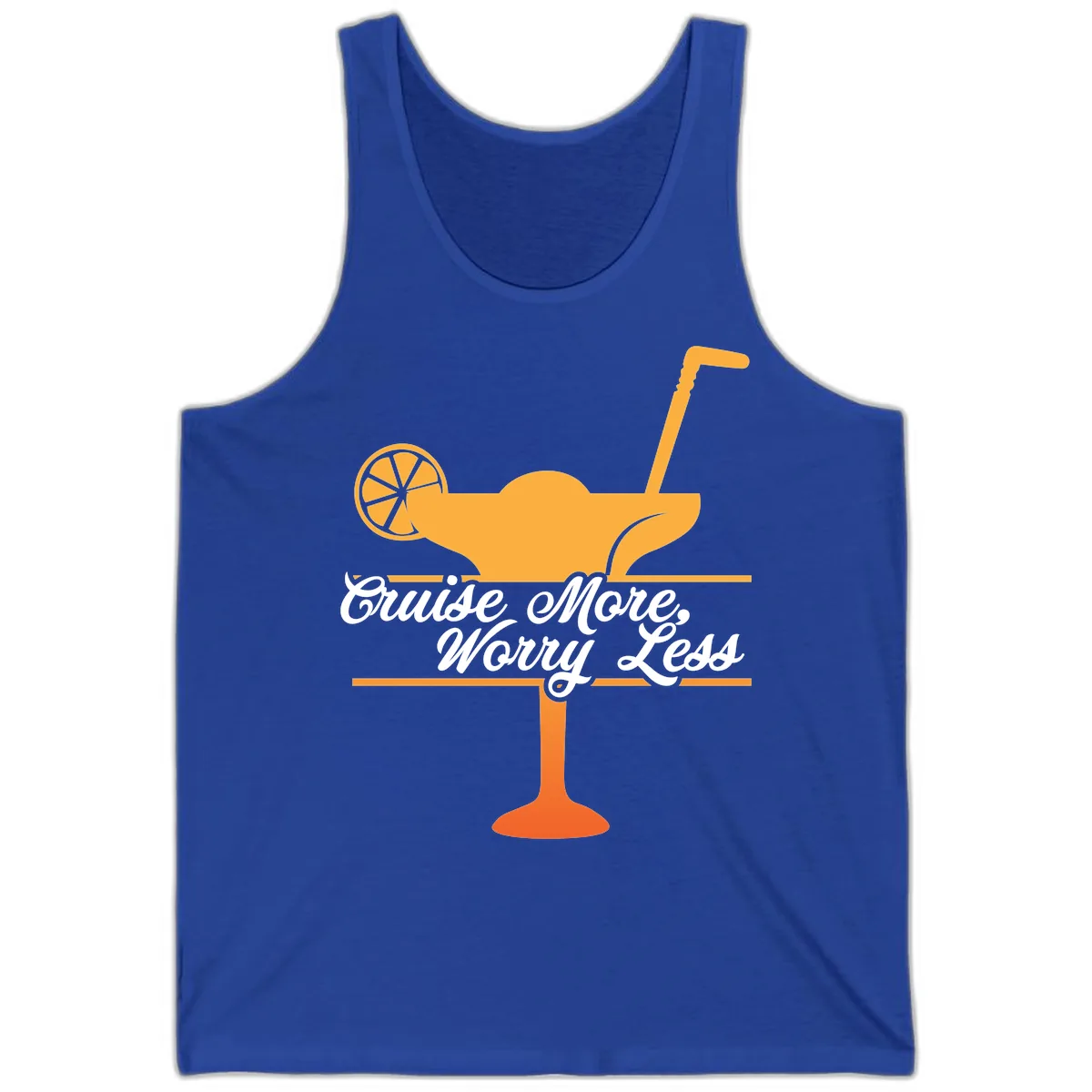 Cruise More, Worry Less Tank in True Royal
