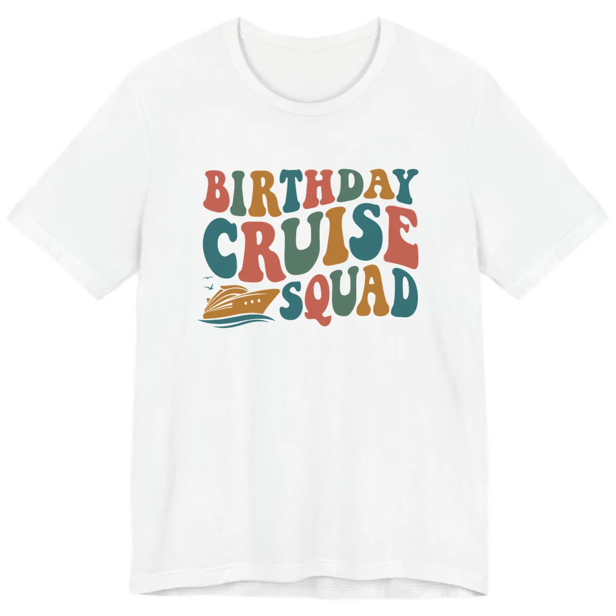 Birthday Cruise Squad Premium T-Shirt in White