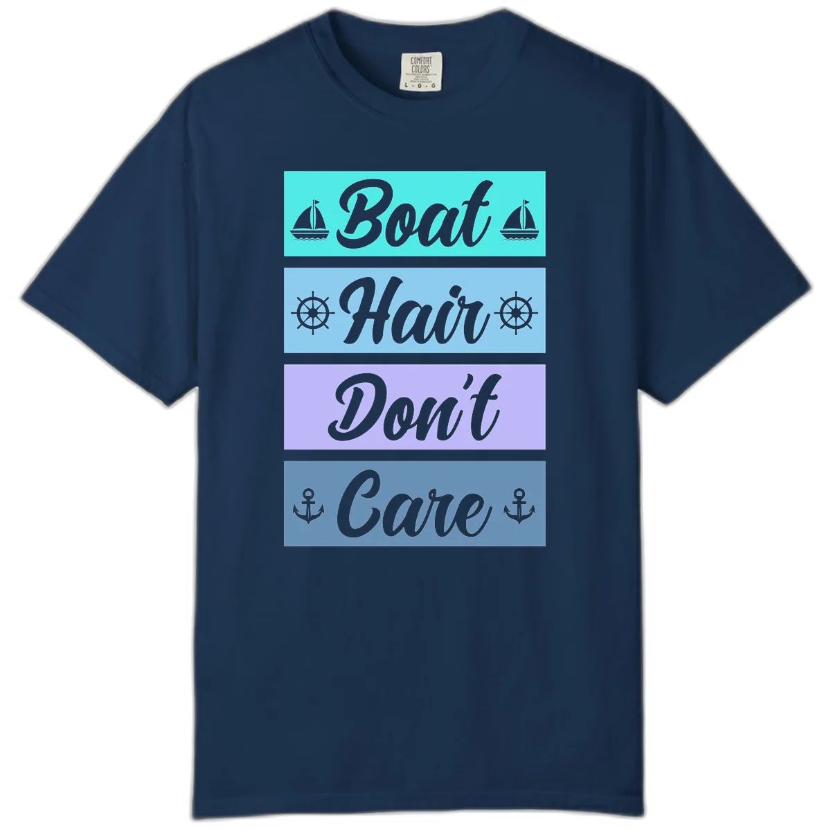 Boat Hair Don't Care Cruise Comfort Color in Navy