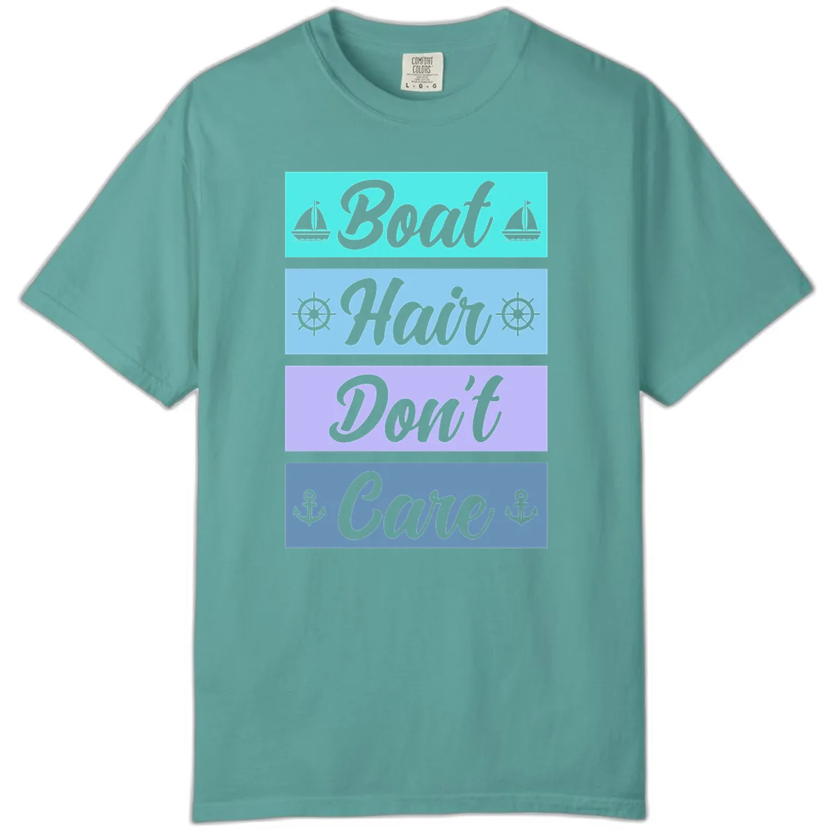 Boat Hair Don't Care Cruise Comfort Color in Seafoam