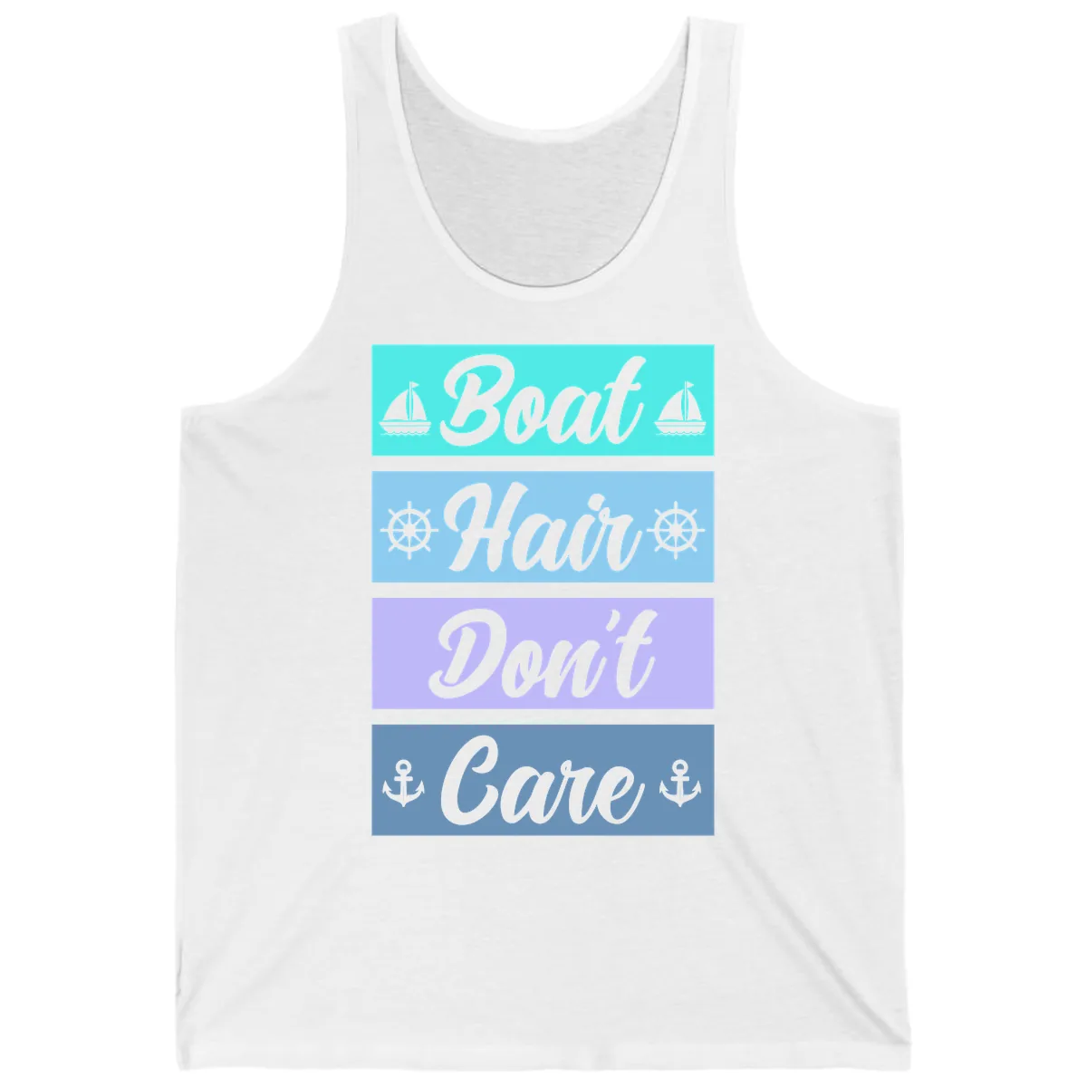 Boat Hair Don't Care Cruise Tank in White