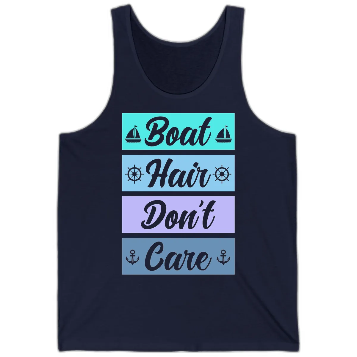 Boat Hair Don't Care Cruise Tank in Navy