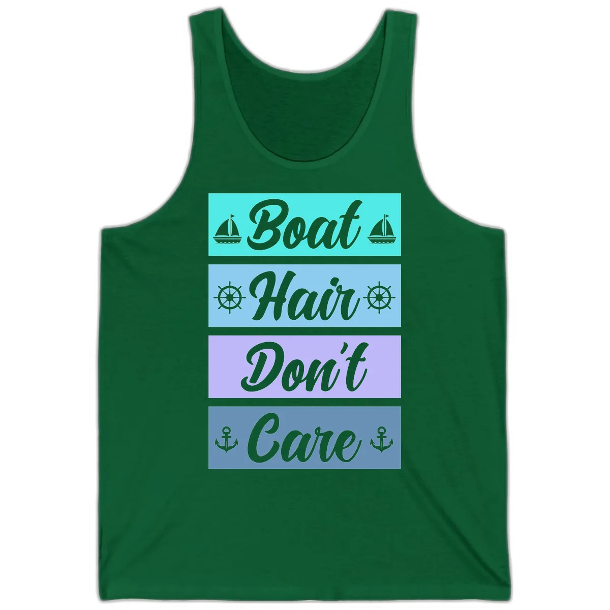 Boat Hair Don't Care Cruise Tank in Kelly