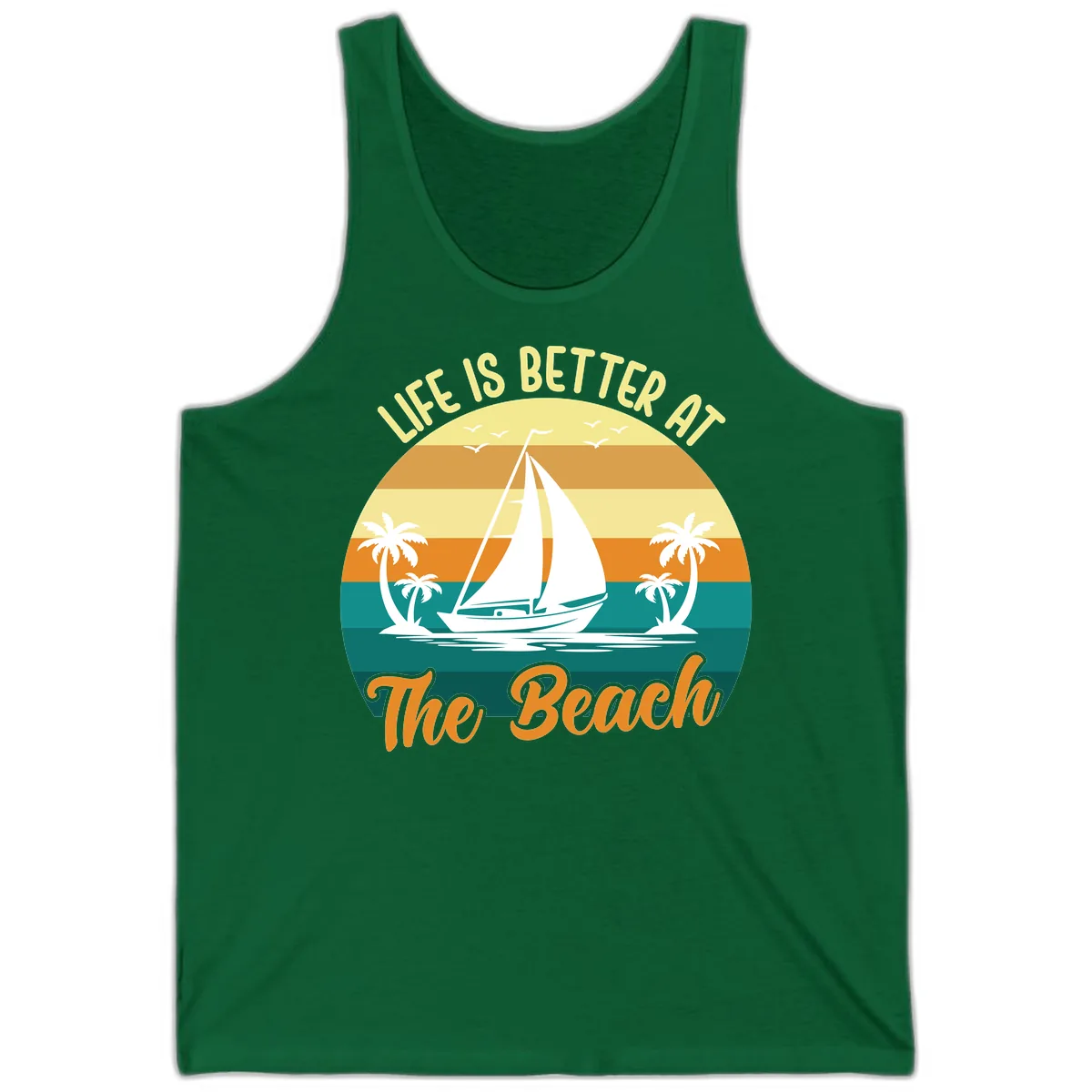 Life Is Better At The Beach Tank in Kelly