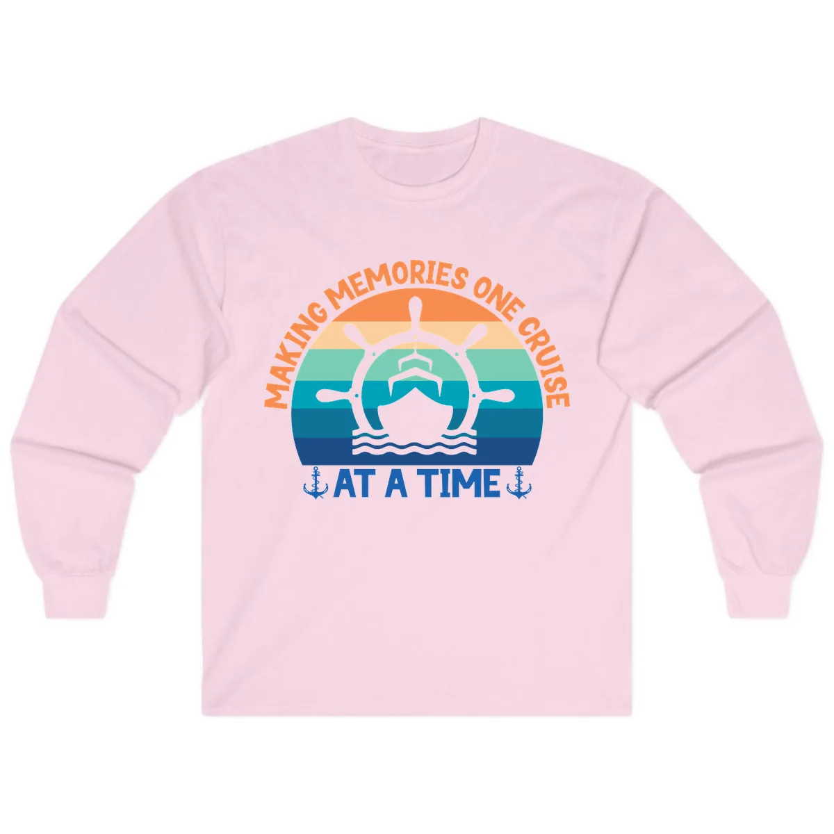Making Memories One Cruise At A Time Long Sleeve in Light Pink