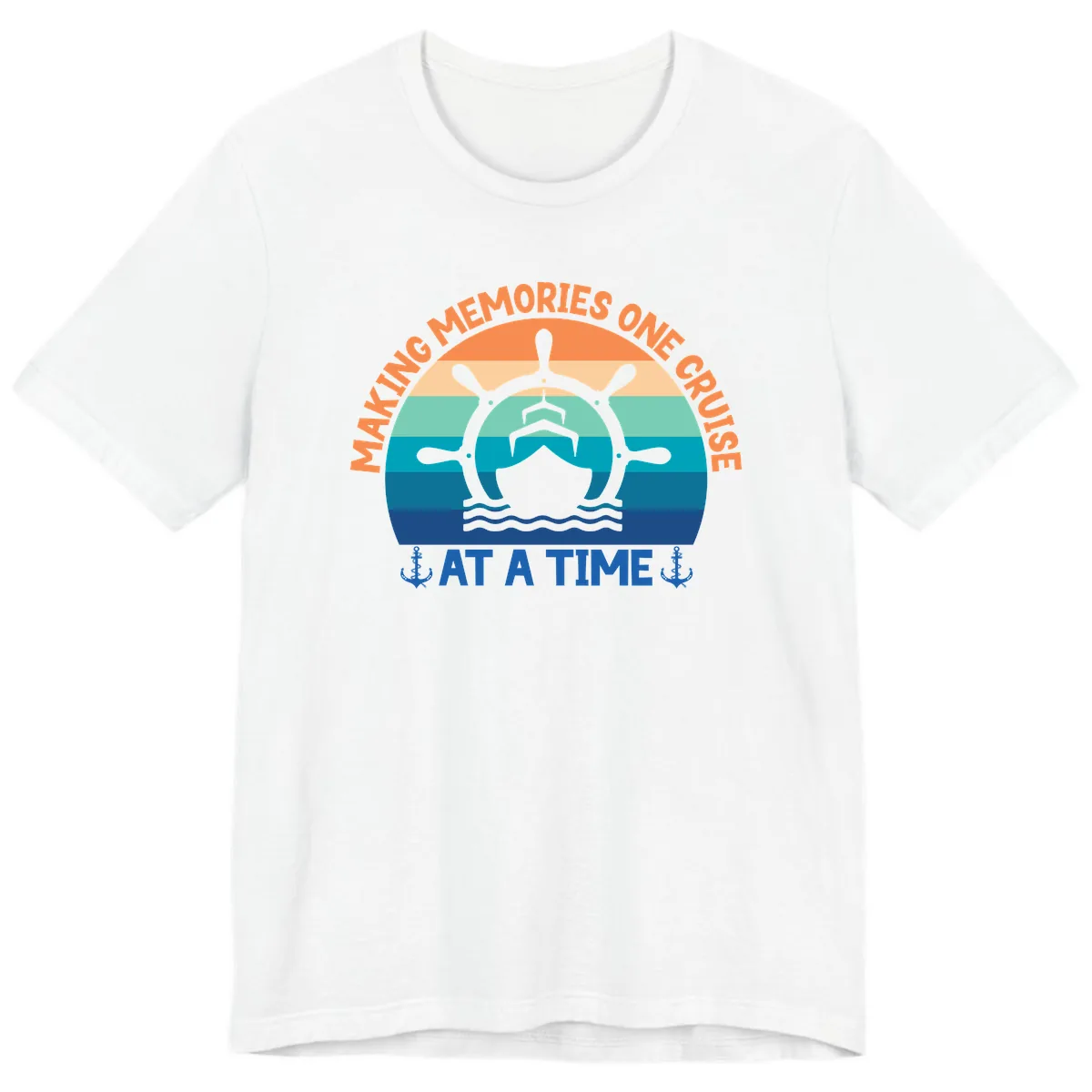 Making Memories One Cruise At A Time Premium T-Shirt in White