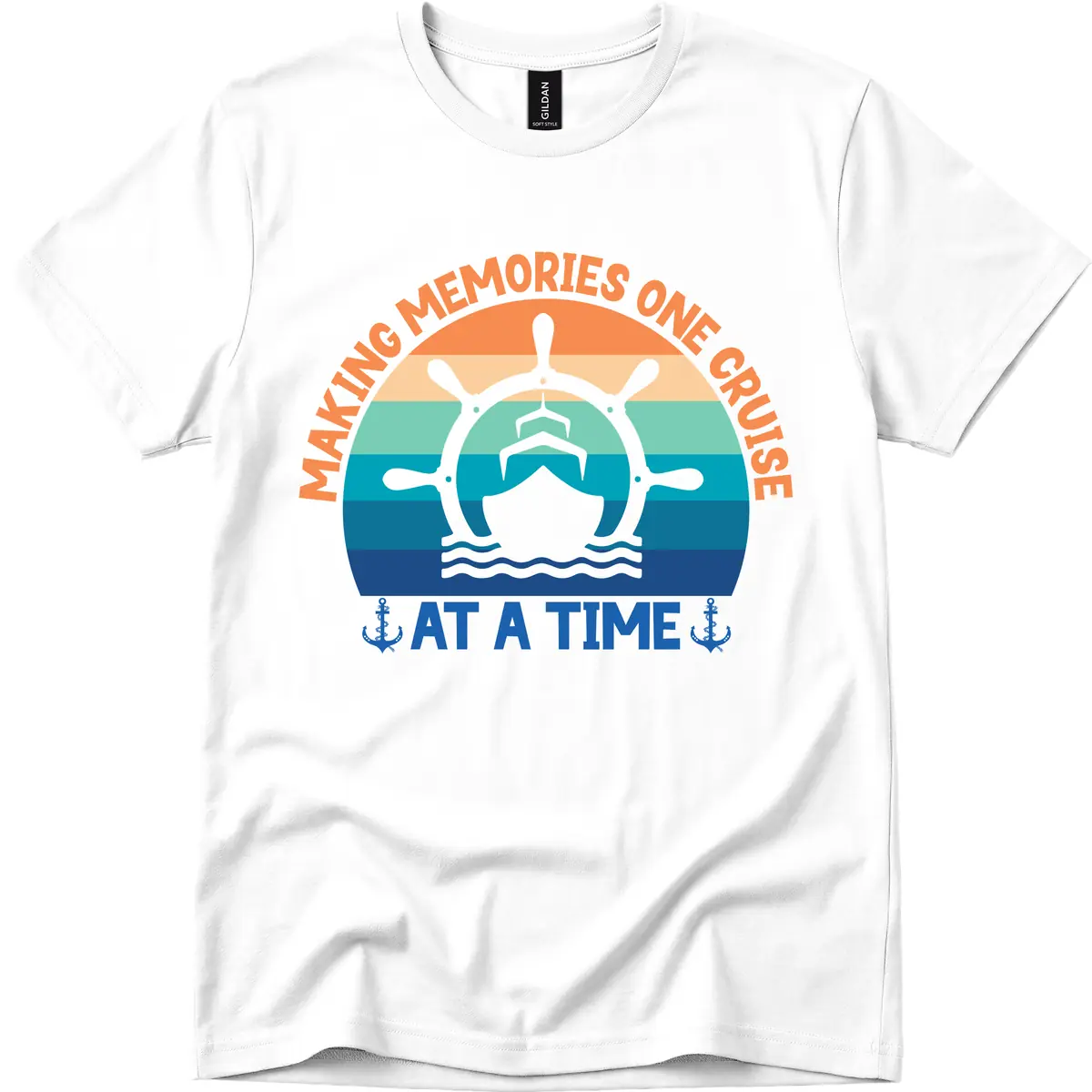 Making Memories One Cruise At A Time T-Shirt in White