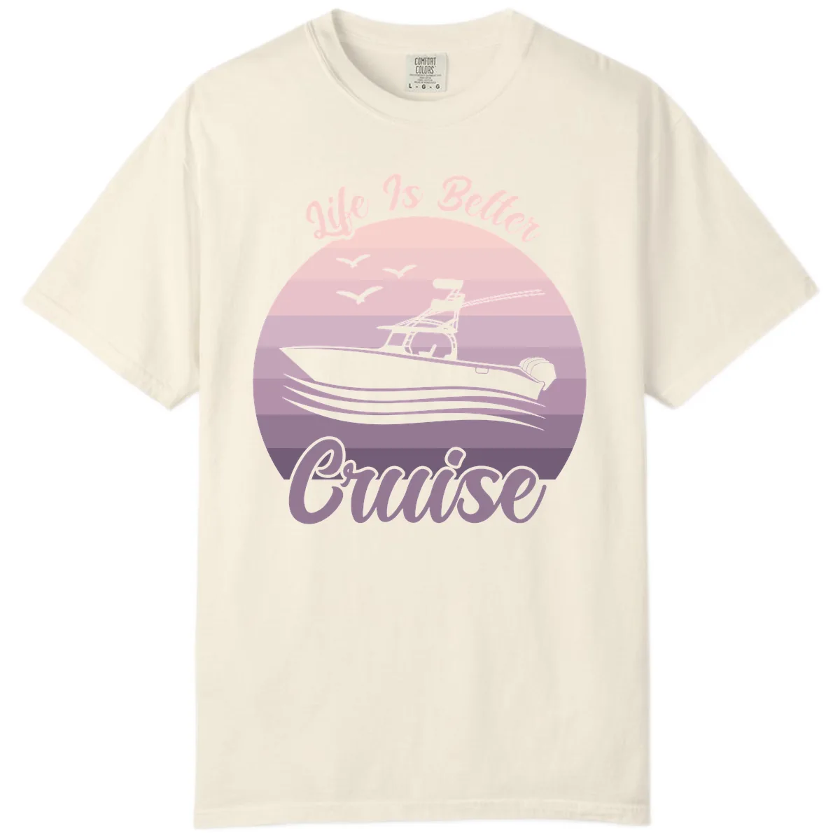 Life Is Better Boating Comfort Color in Ivory