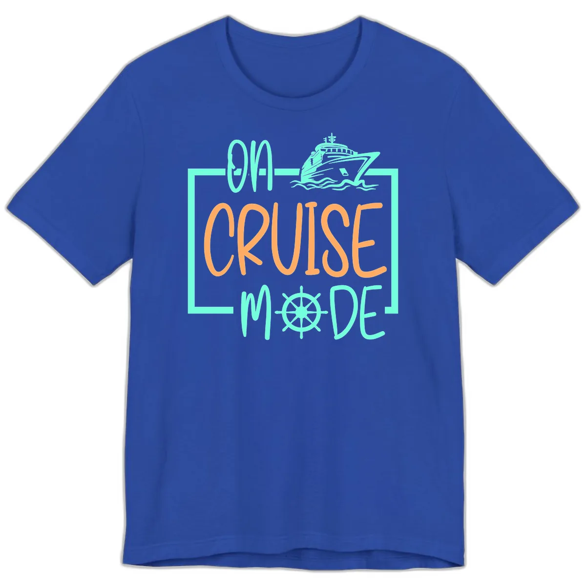 On Cruise Mode Premium T-Shirt in True Royal
