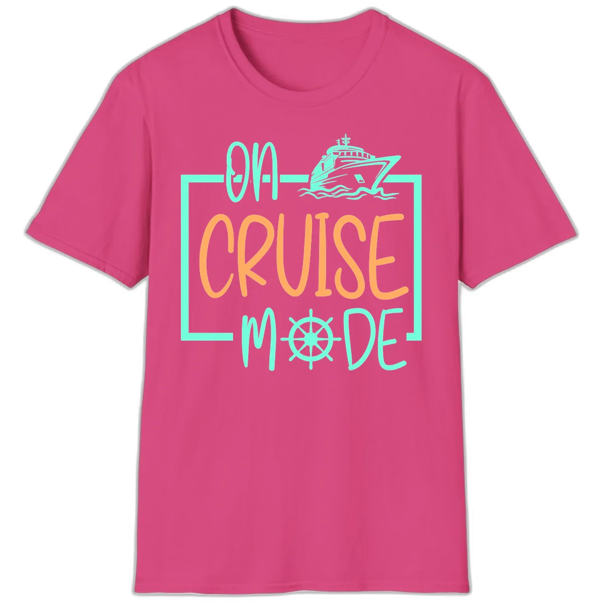 On Cruise Mode T-Shirt in Heliconia