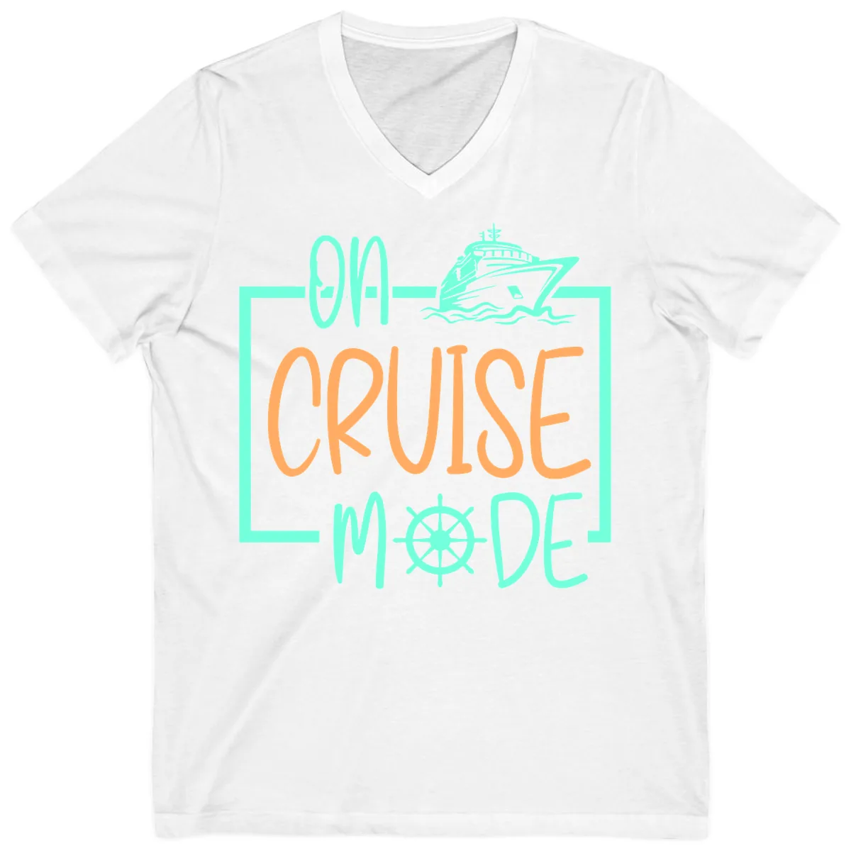 On Cruise Mode V-Neck in White