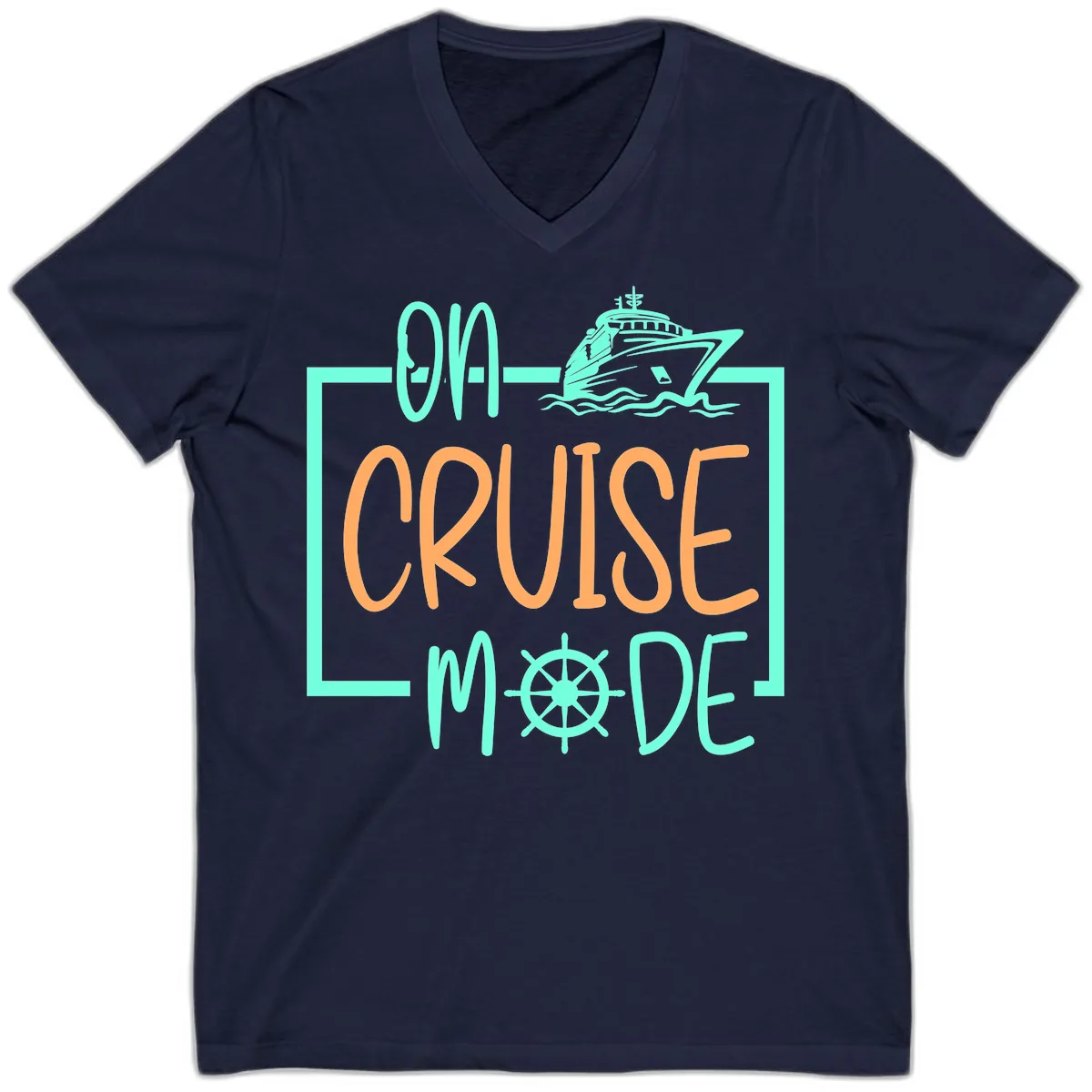 On Cruise Mode V-Neck in Navy