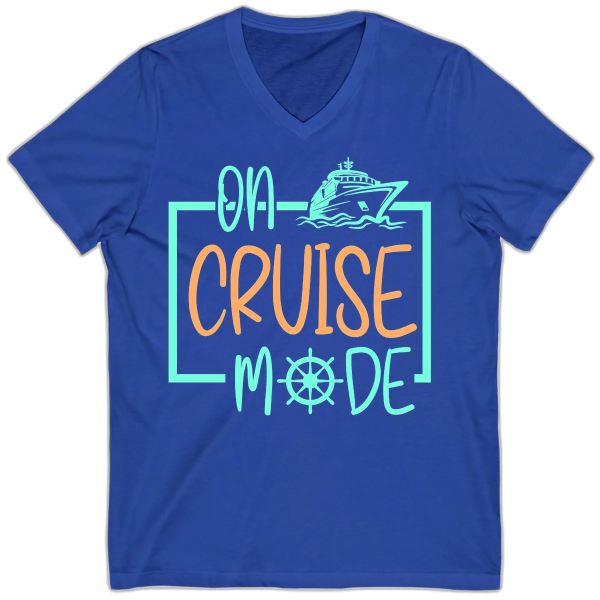 On Cruise Mode V-Neck in True Royal