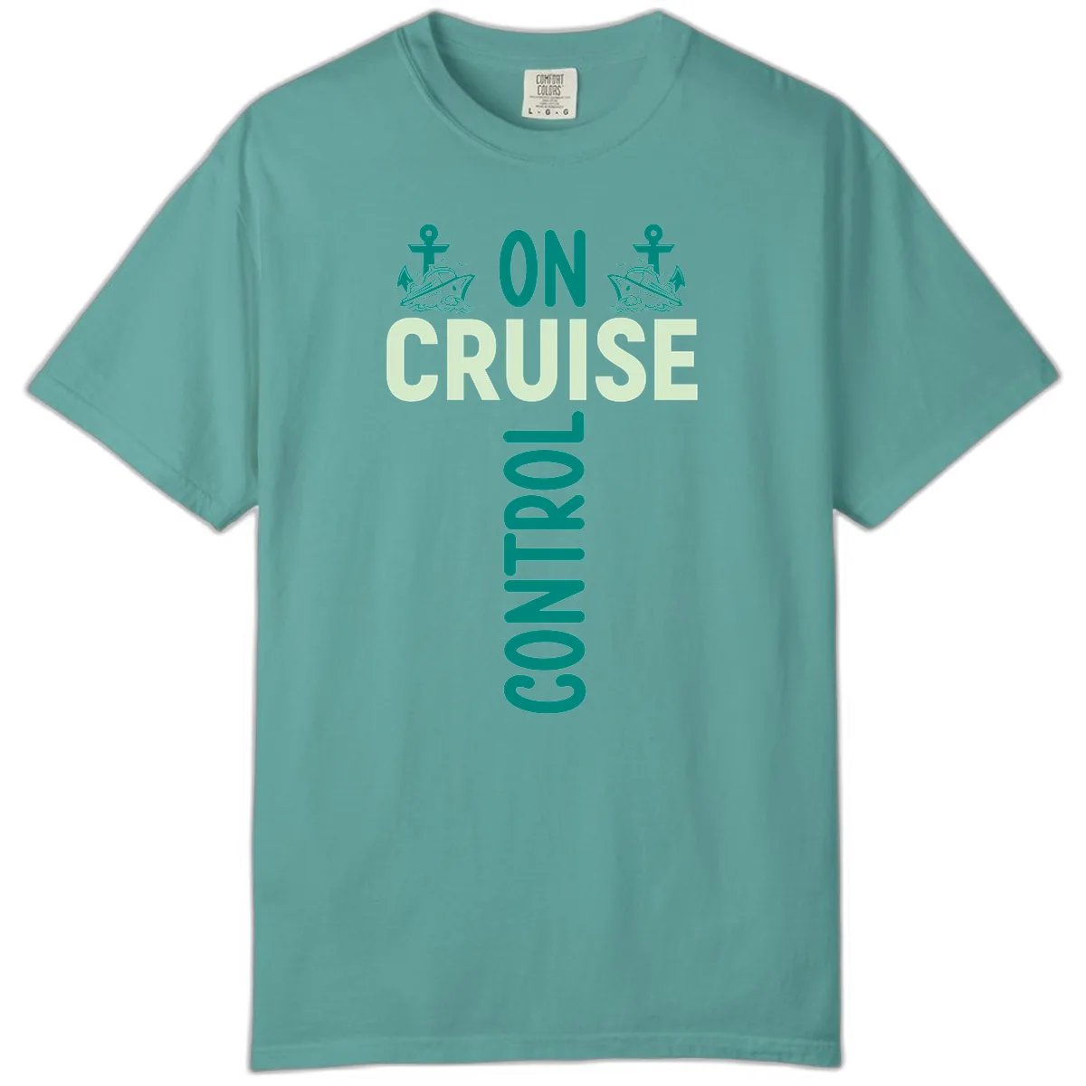 On Cruise With You Comfort Color in Seafoam