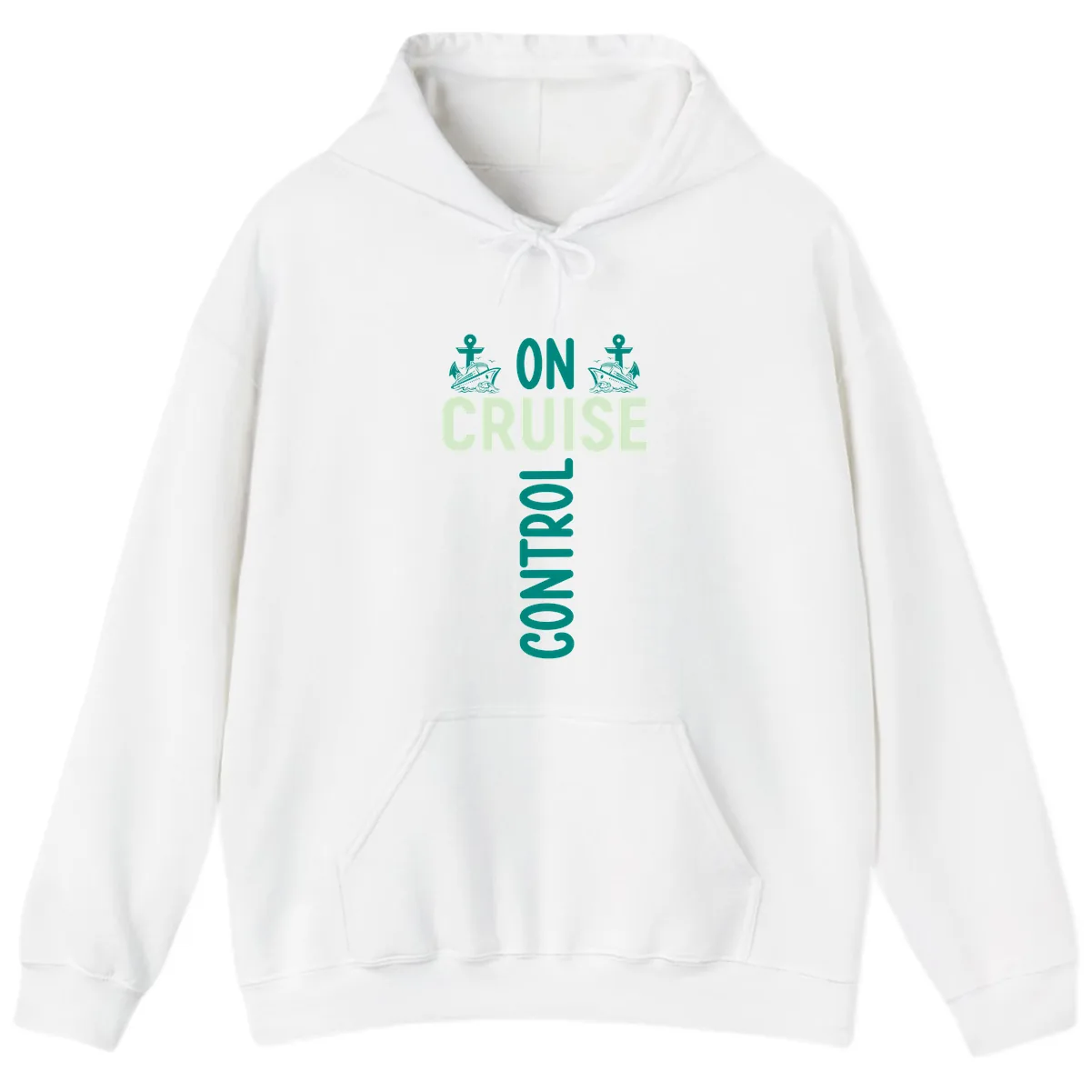 On Cruise With You Hoodie in White