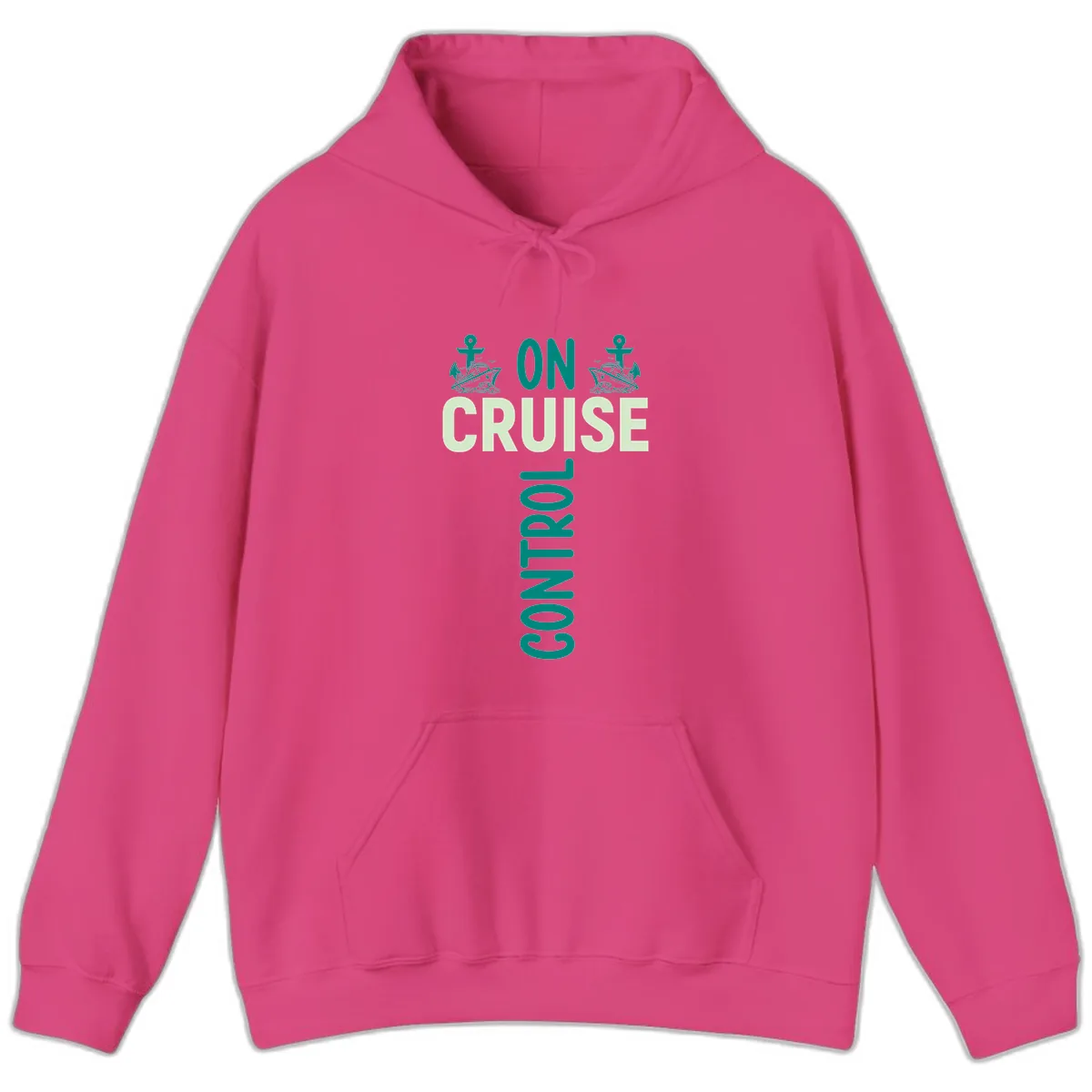 On Cruise With You Hoodie in Heliconia
