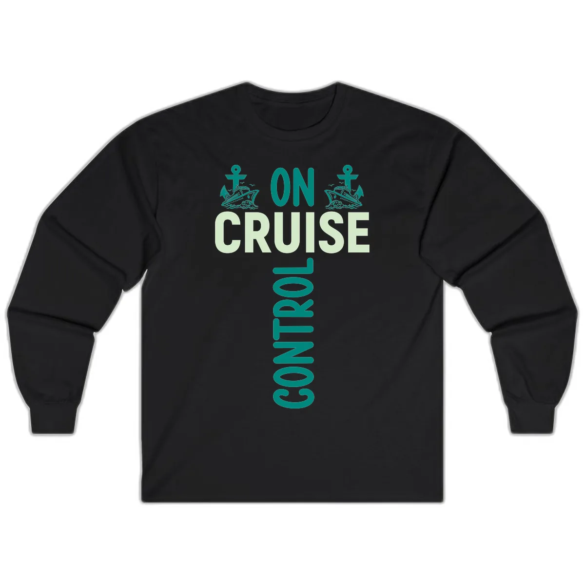 On Cruise With You Long Sleeve in Black