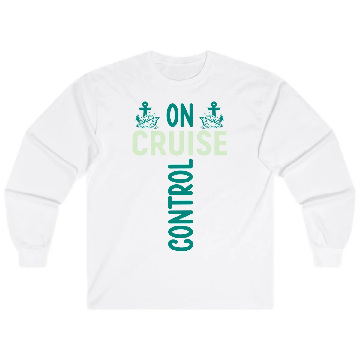 On Cruise With You Long Sleeve in White