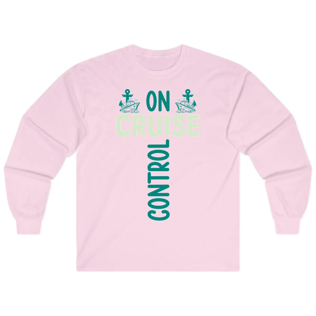 On Cruise With You Long Sleeve in Light Pink
