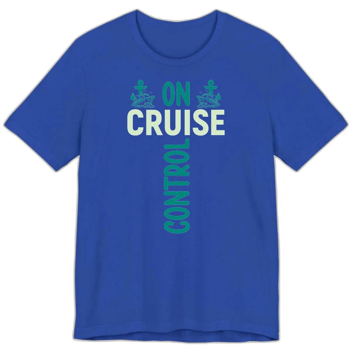 On Cruise With You Premium T-Shirt in True Royal