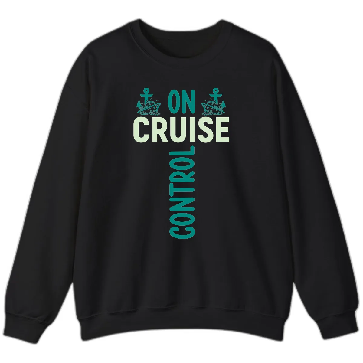 On Cruise With You Sweatshirt in Black