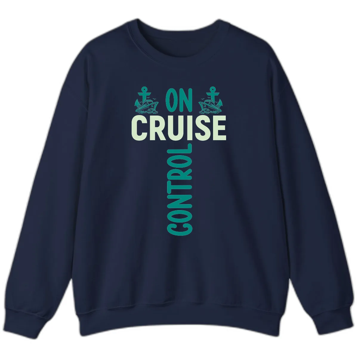 On Cruise With You Sweatshirt in Navy