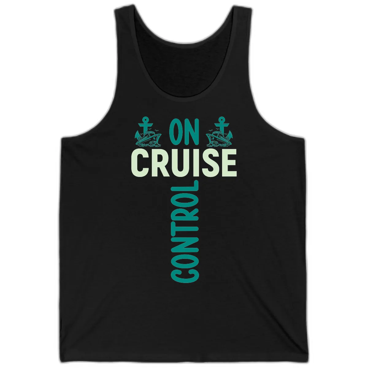 On Cruise With You Tank in Black