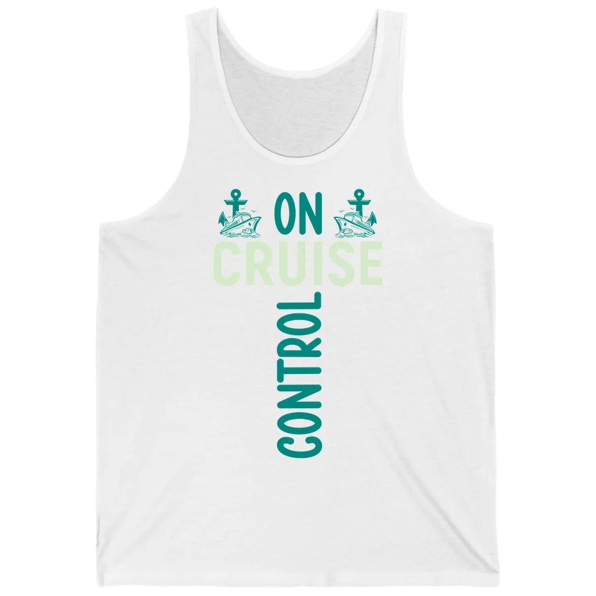 On Cruise With You Tank in White