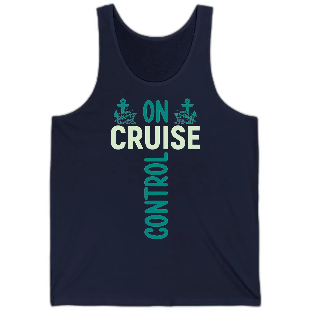 On Cruise With You Tank in Navy