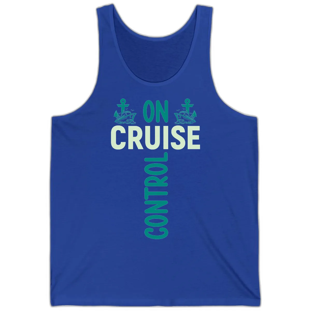 On Cruise With You Tank in True Royal