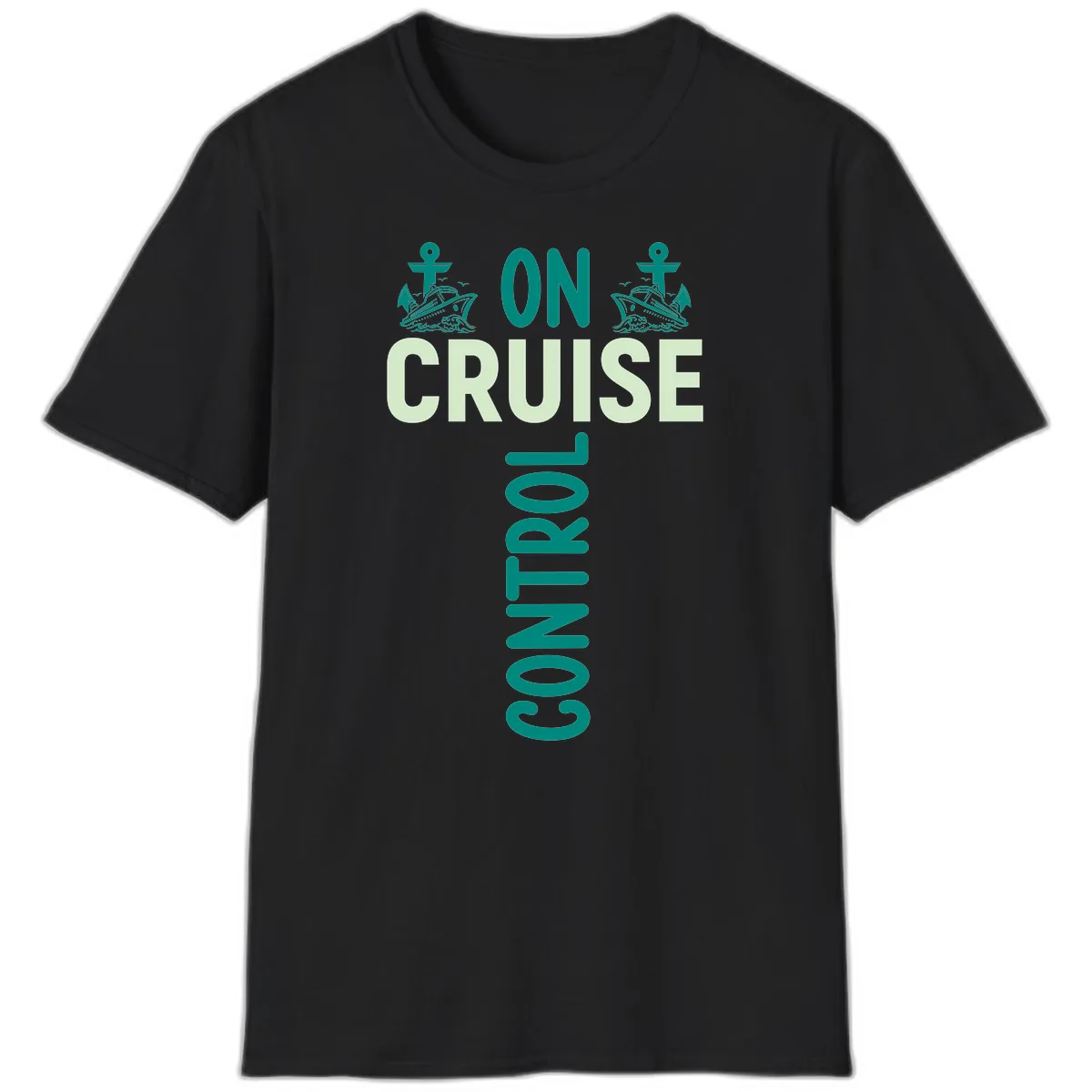 On Cruise With You T-Shirt in Black