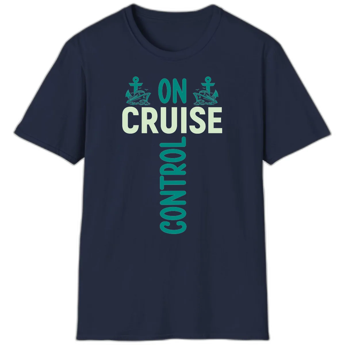 On Cruise With You T-Shirt in Navy