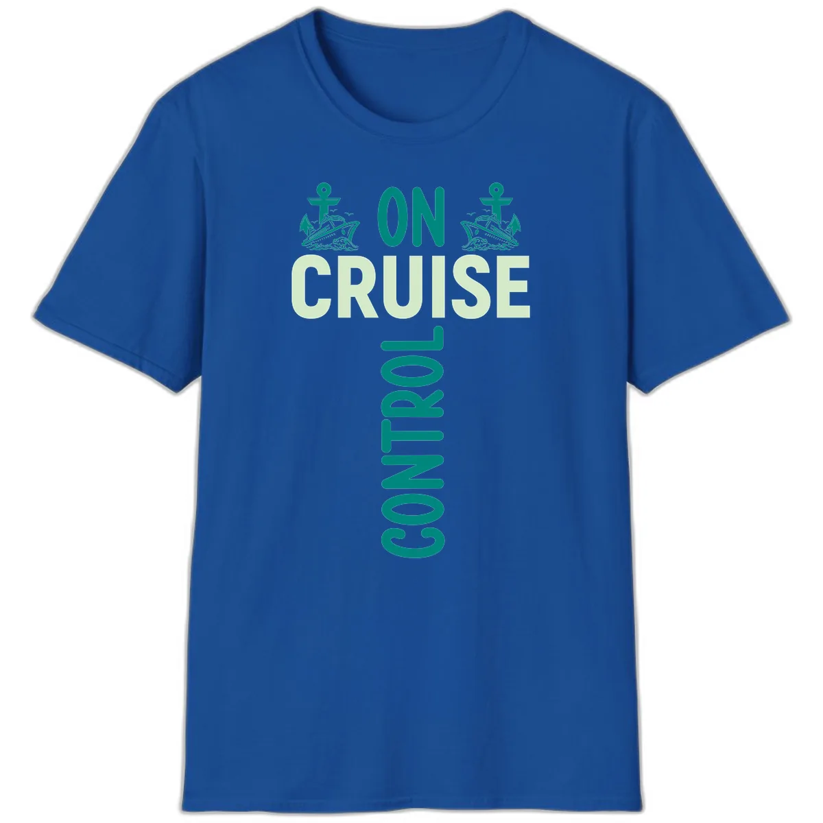 On Cruise With You T-Shirt in Royal