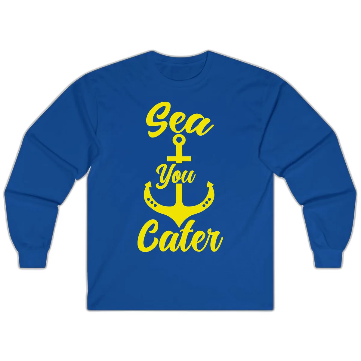 Sea You Later Anchor Long Sleeve in Royal