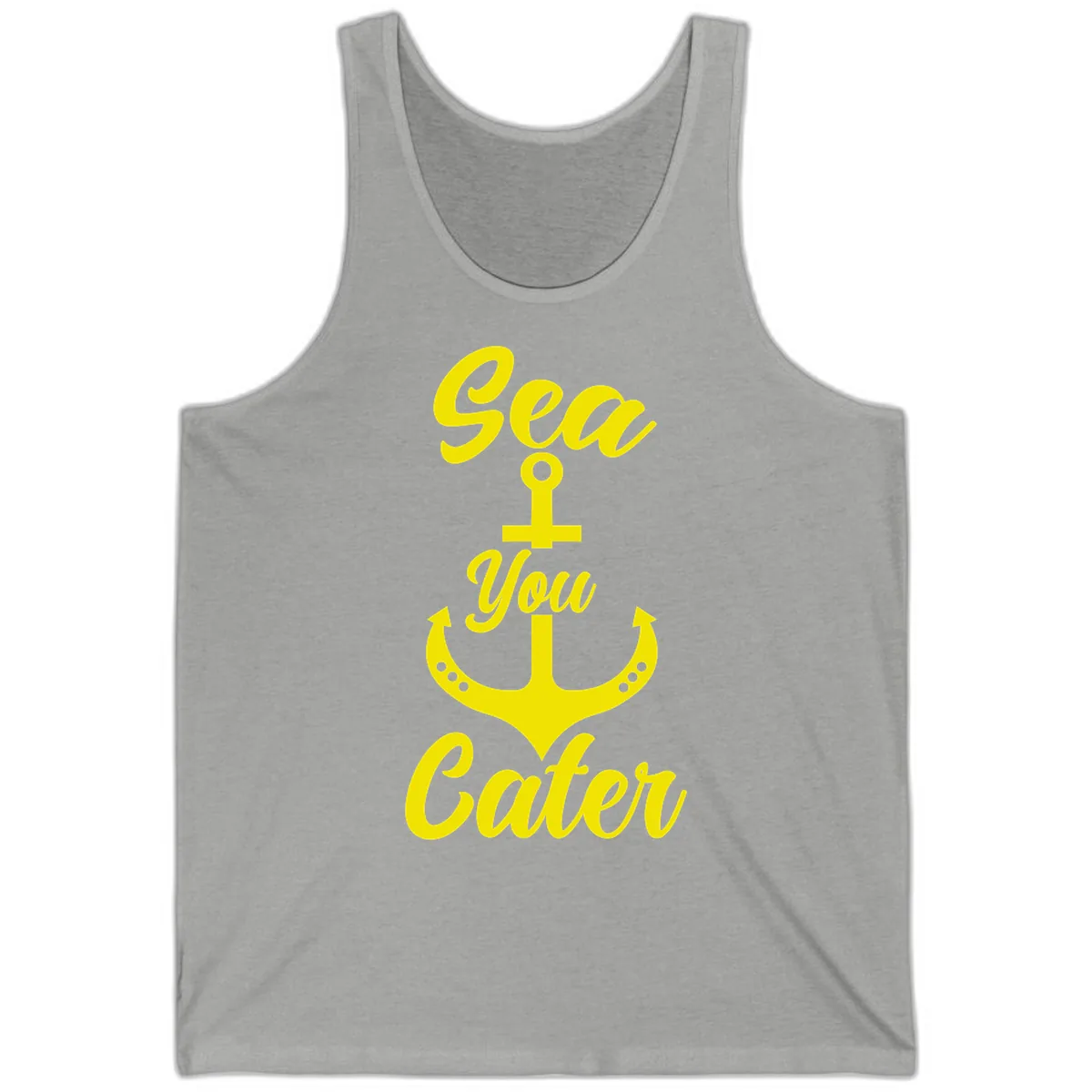 Sea You Later Anchor Tank in Athletic Heather
