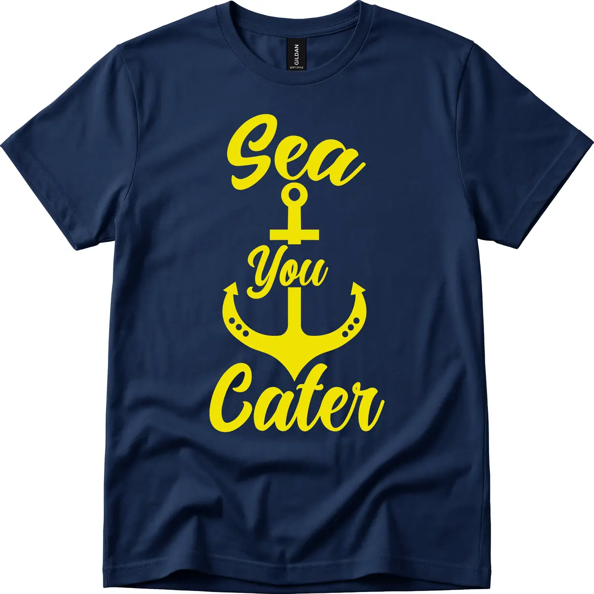 Sea You Later Anchor T-Shirt in Navy