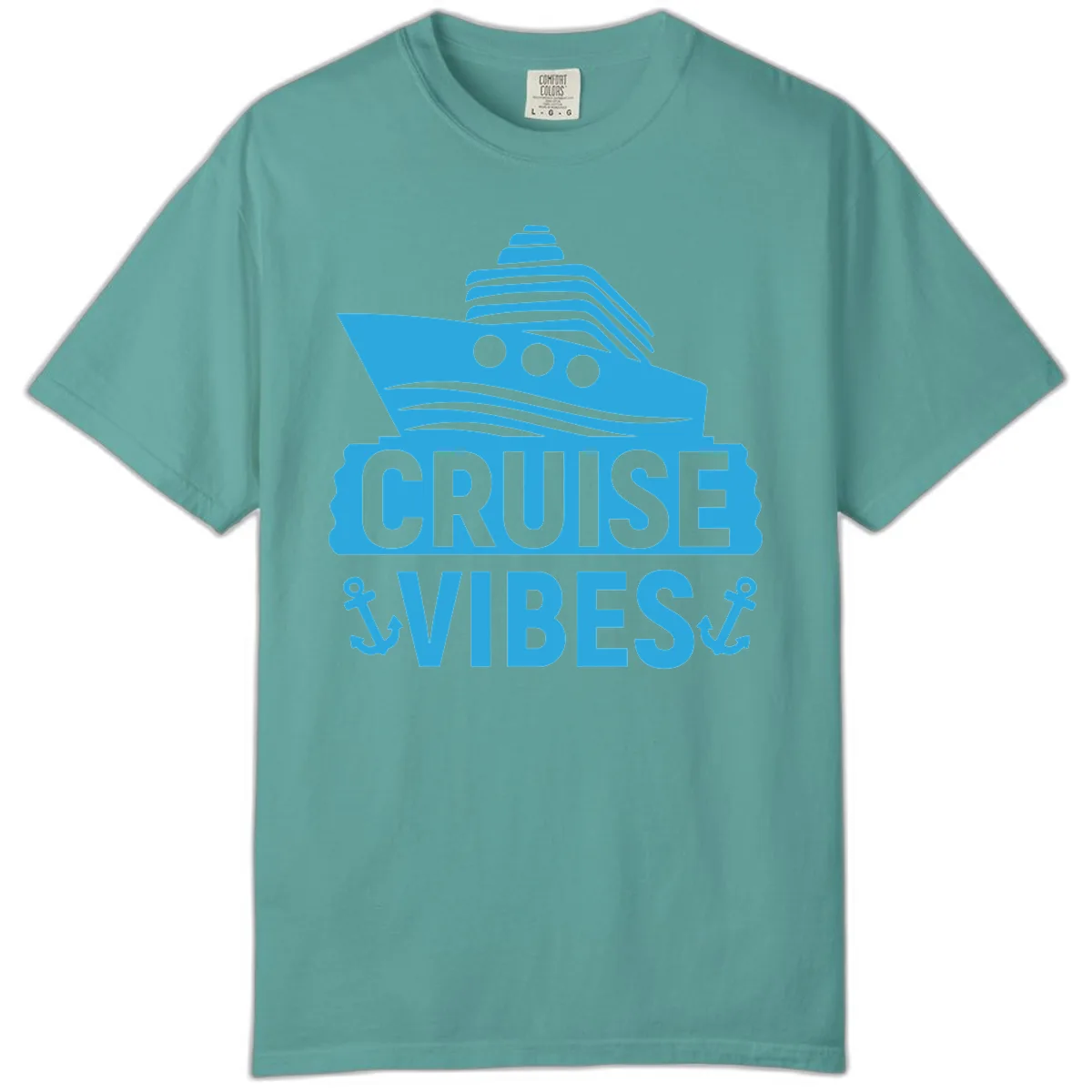 Cruise & Vibes Comfort Color in Seafoam