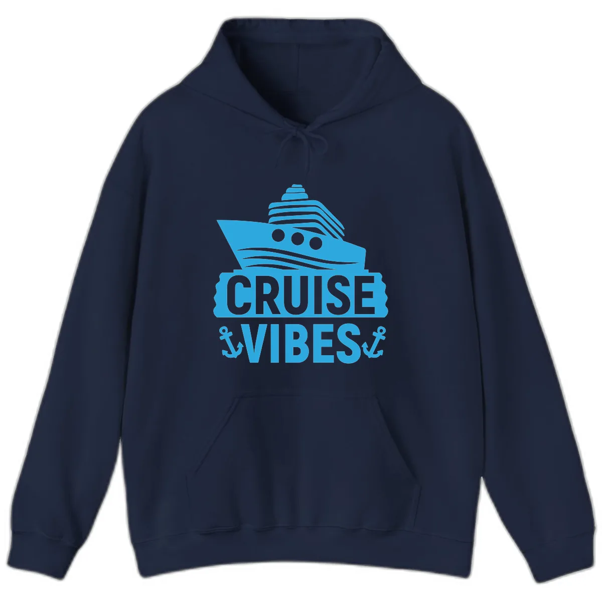 Cruise & Vibes Hoodie in Navy