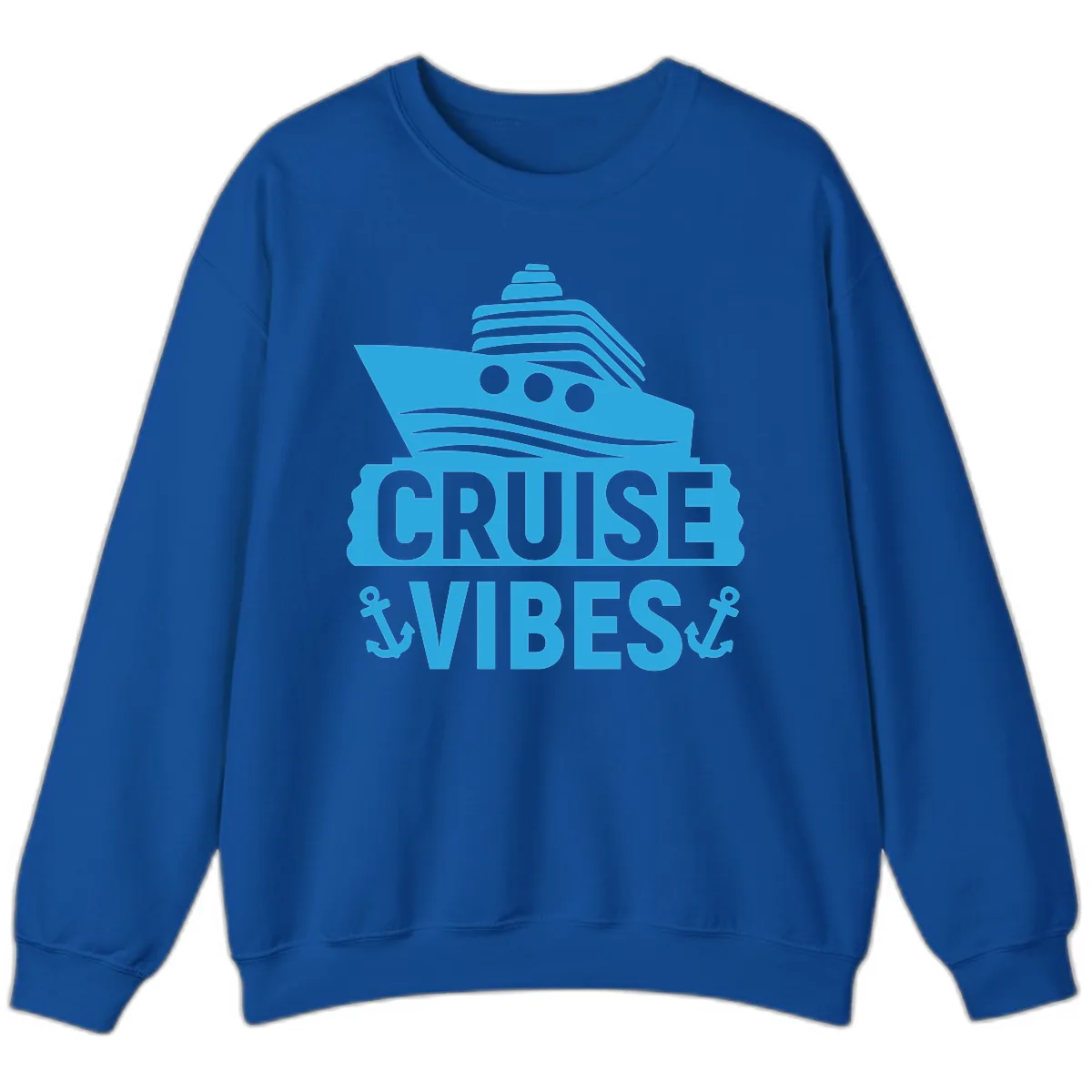 Cruise & Vibes Sweatshirt in Royal