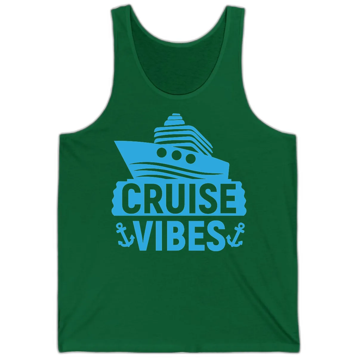 Cruise & Vibes Tank in Kelly