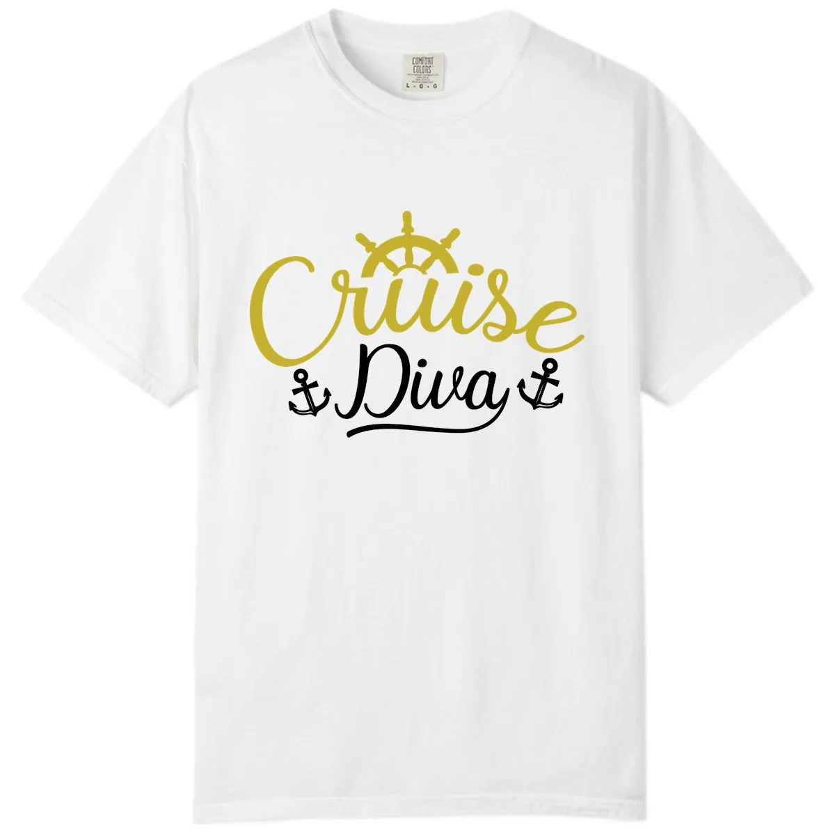Cruise Diva Nautical Helm Comfort Color in White