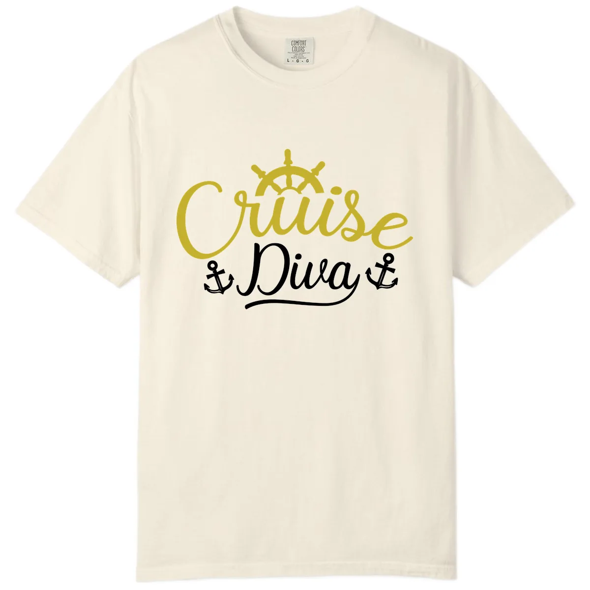 Cruise Diva Nautical Helm Comfort Color in Ivory