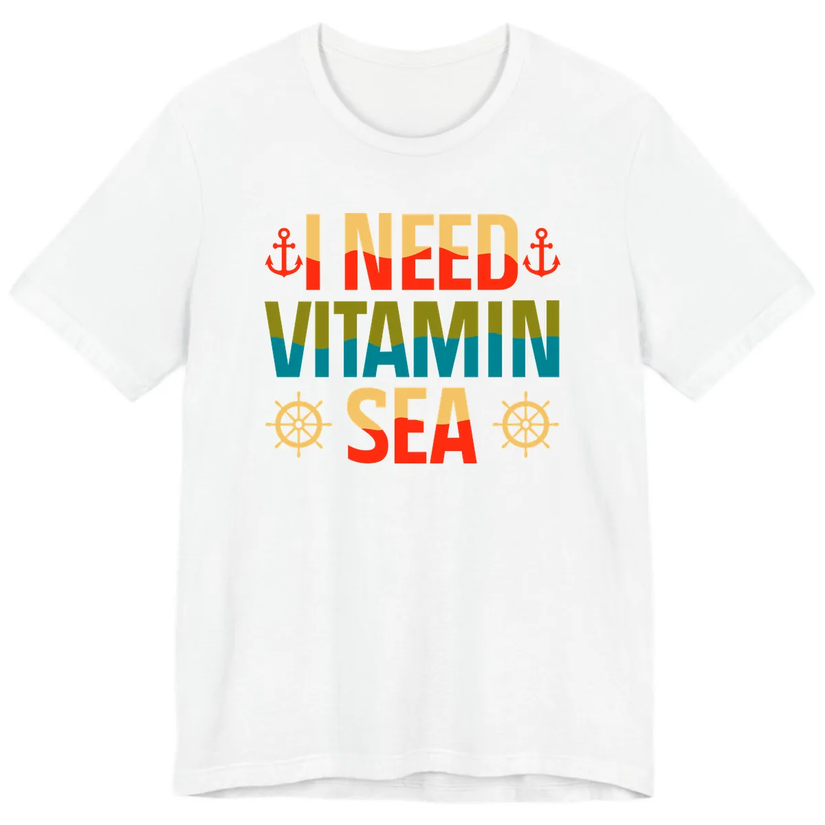 I Need Vitamin Sea Premium T-Shirt in White