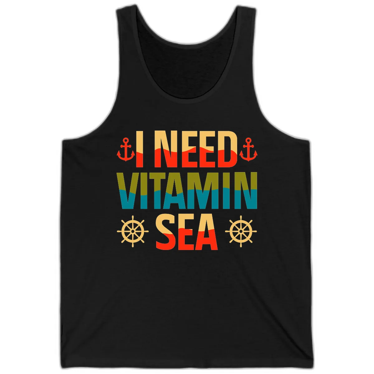 I Need Vitamin Sea Tank in Black